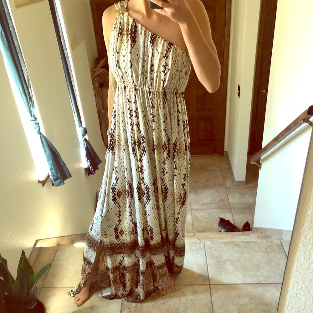 Small Boston Proper Snake Skin Maxi 👗🖤